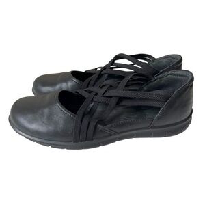 Ecco Babett Cross Strap Mary Janes Size 39 US 8 to 8.5